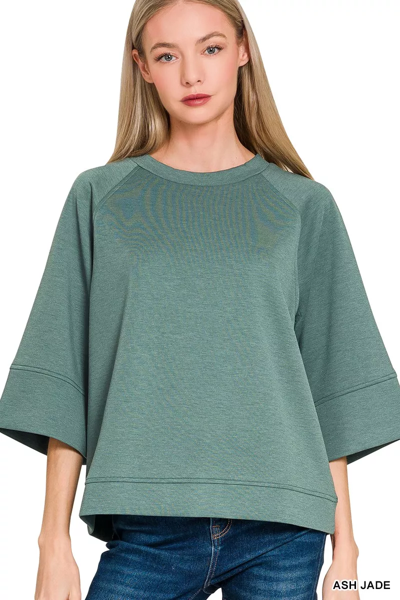 Scuba 3/4 Sleeve Pullover