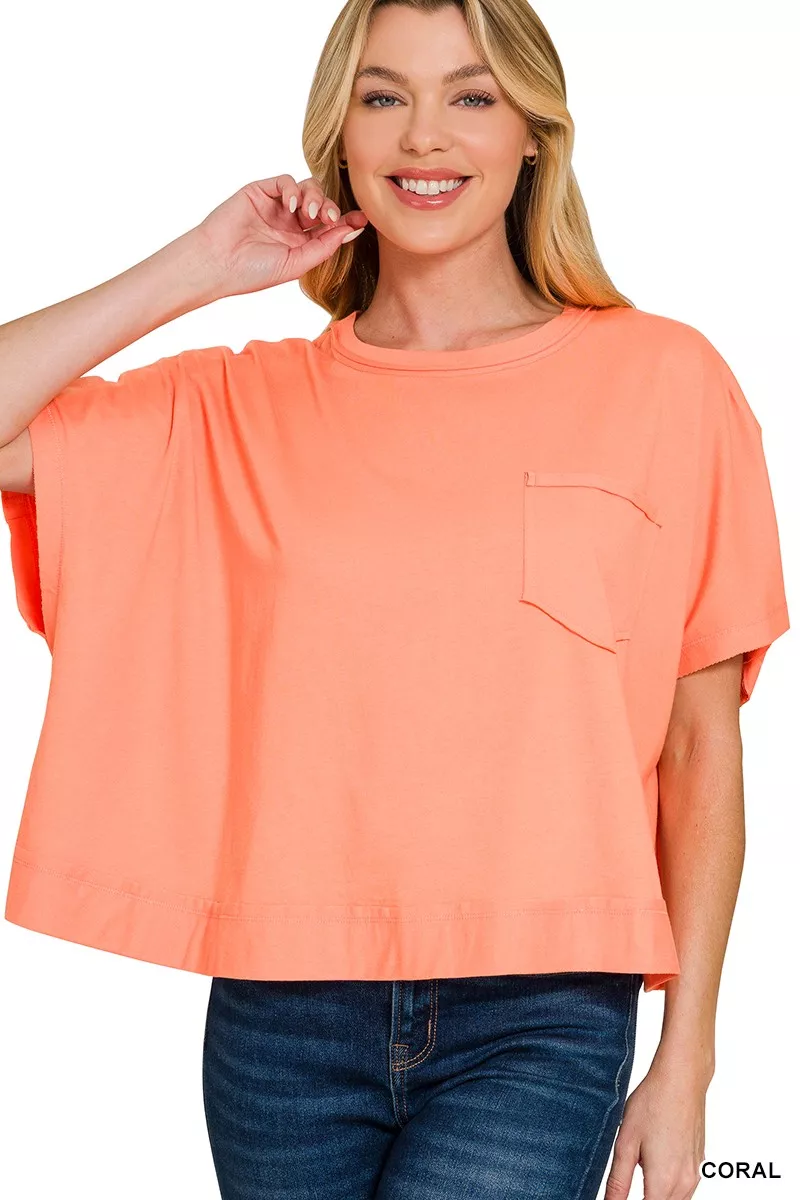 Exposed Seam Boxy Top, image 3