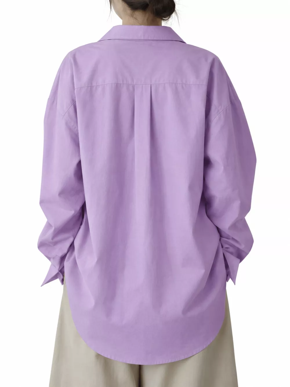 Full Size Oversized Button-Down Long Sleeve Shirt Plus Size, image 18