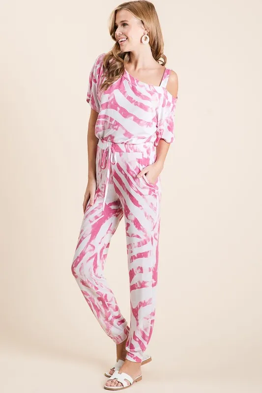 Zebra Print French Terry Top and Pants Set, image 10
