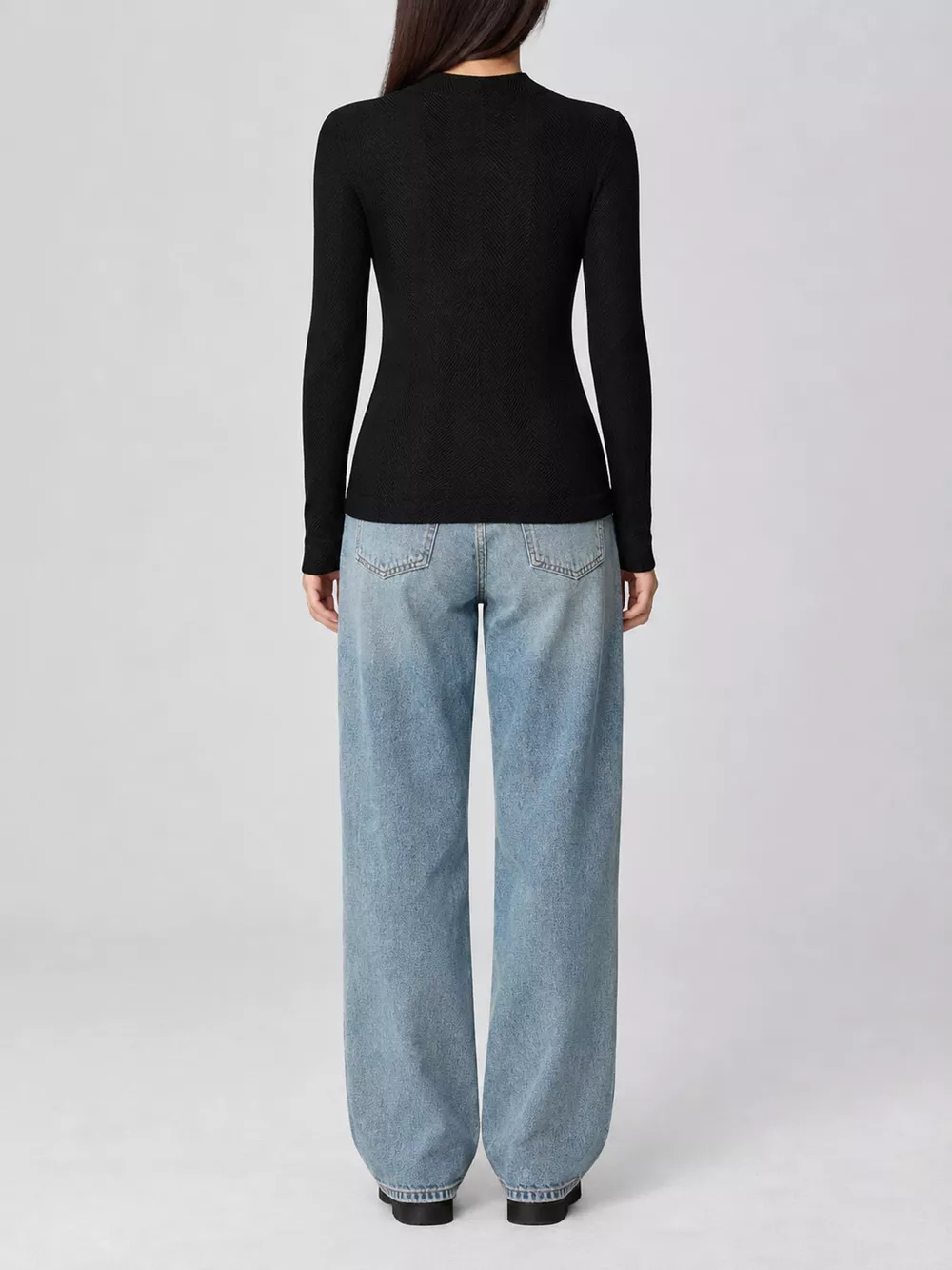 Textured Mock Neck Sweater, image 24