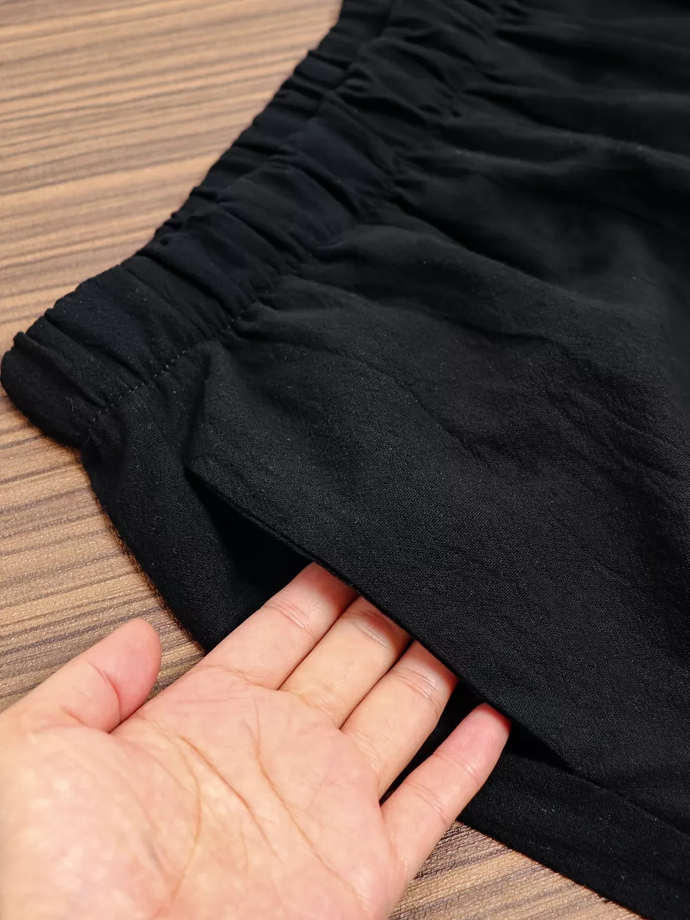 Elastic Waist Pants with Pockets, image 16