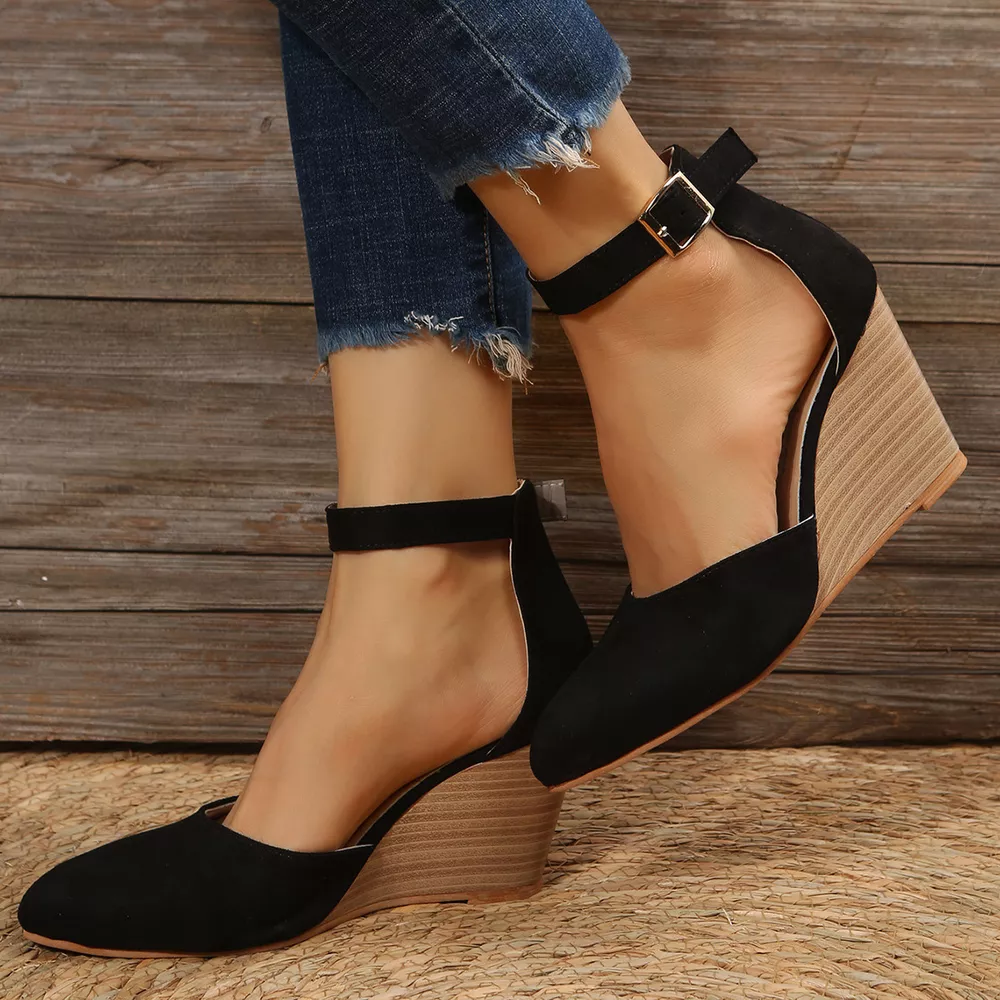 Point Toe Wedge Sandals, image 7