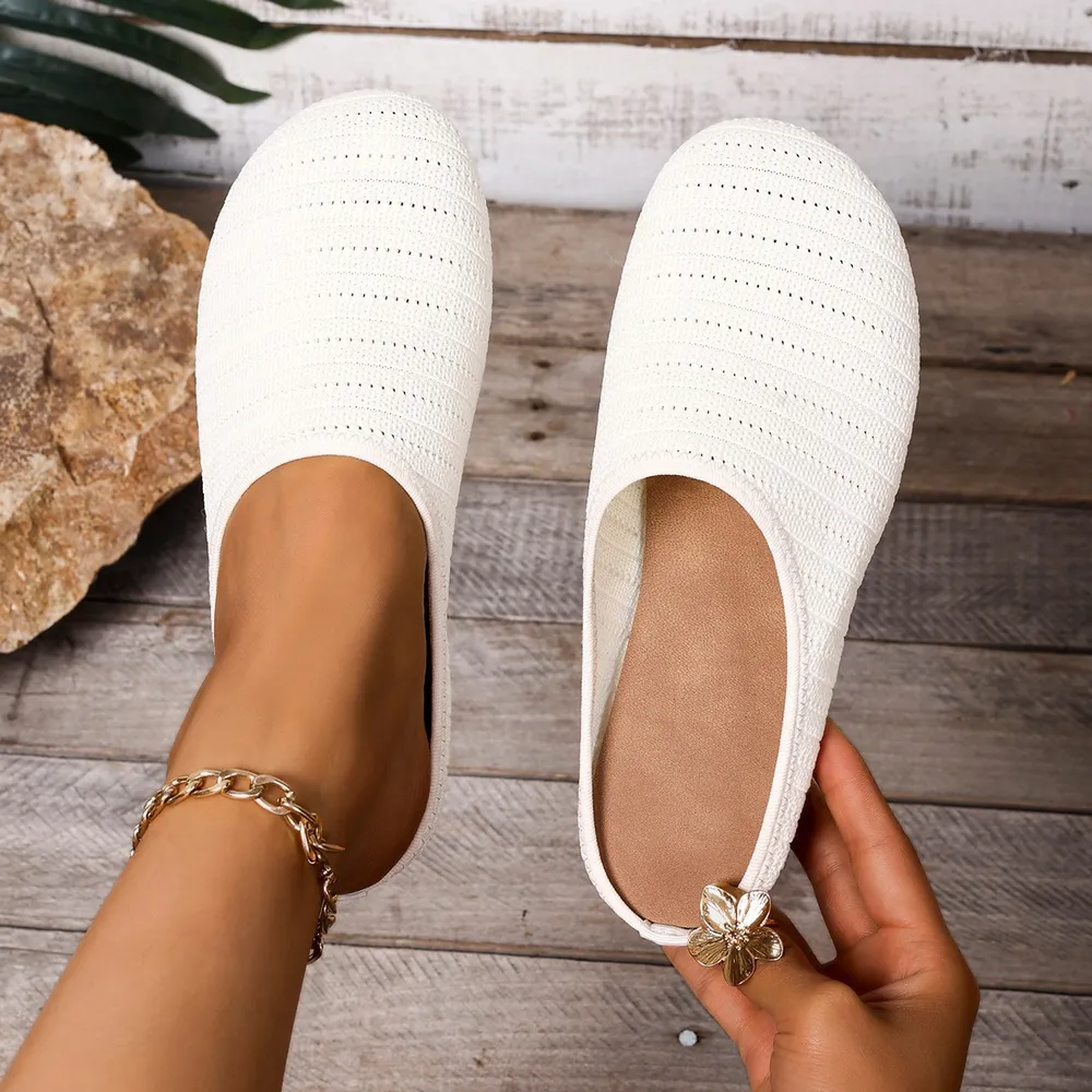 Round Toe Flat Slip-Ons, image 3