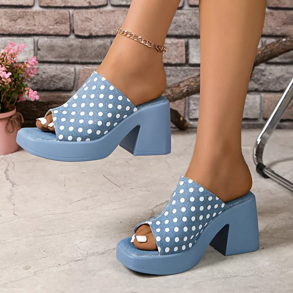 Open Toe Block Heels Sandals, image 2