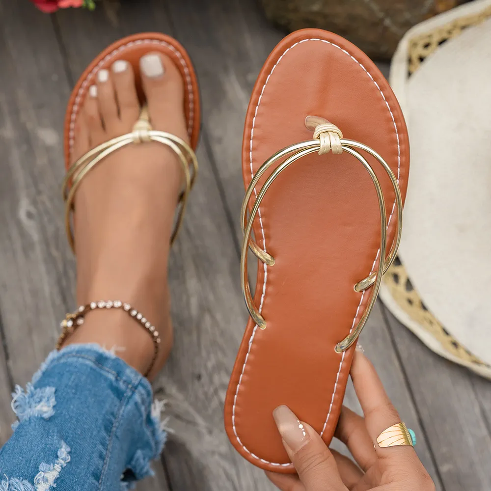 Toe Post Flats Sandals, image 11