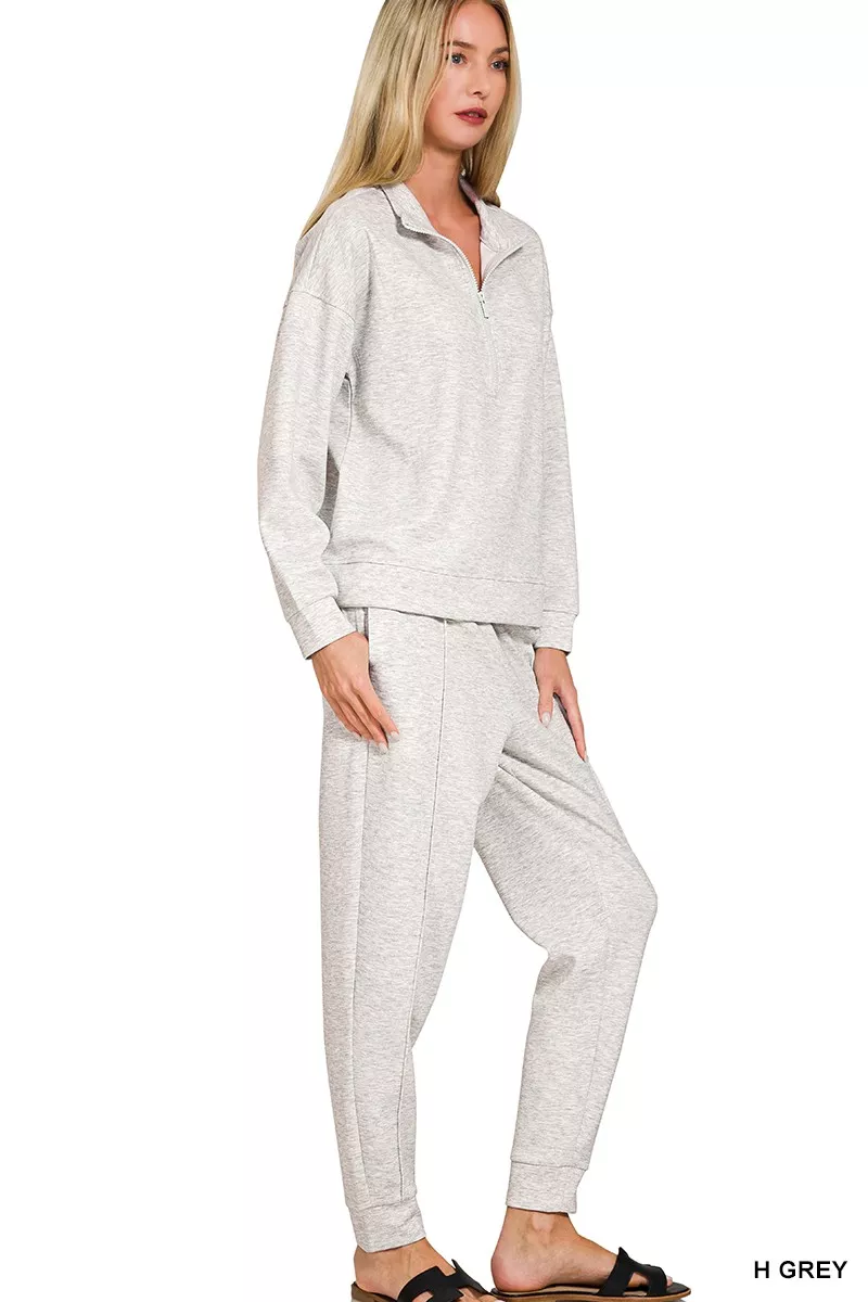 Scuba Half Zip Pullover and Jogger Set, image 3