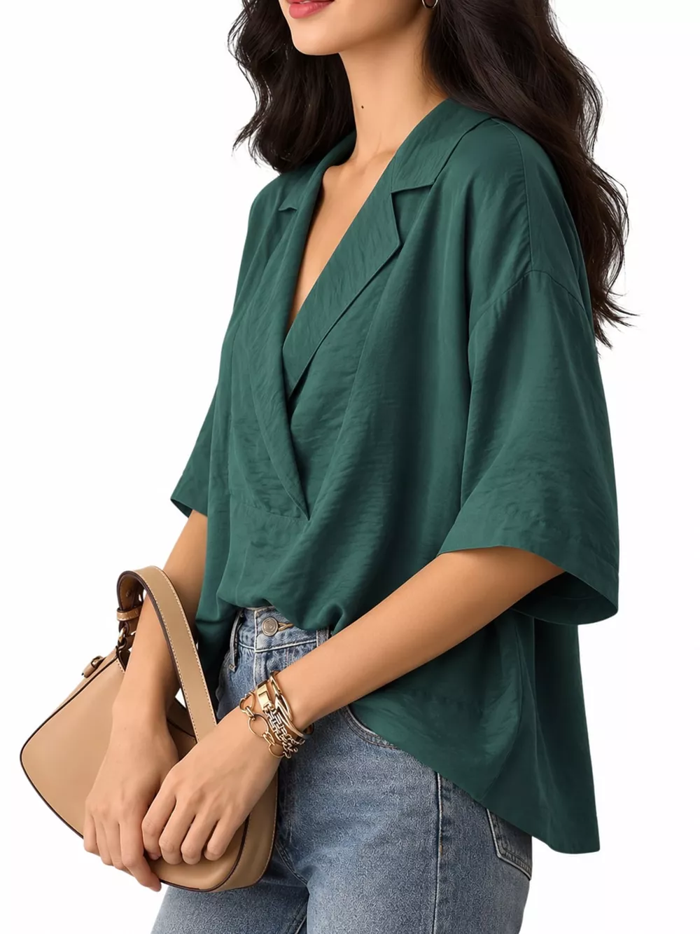 Half Sleeve Oversized Blouse, image 23