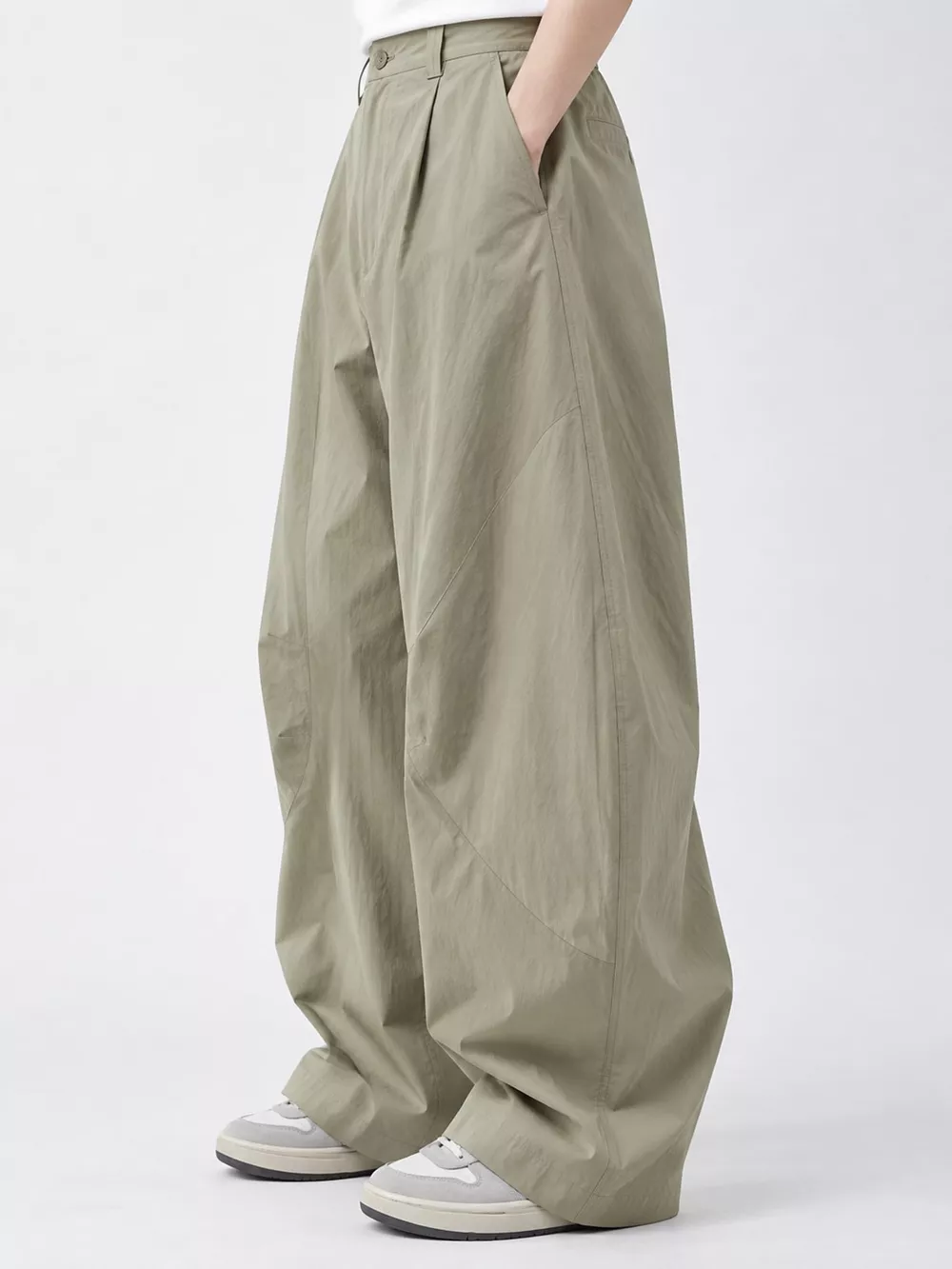 Wide-Leg Casual Pants, image 6