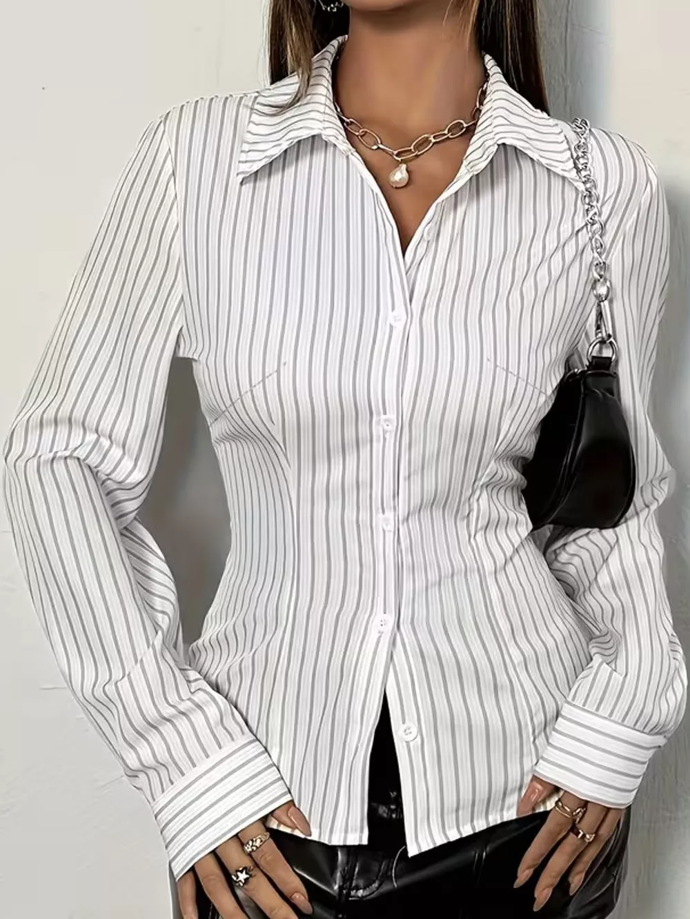Striped Button-Down Shirt, image 14