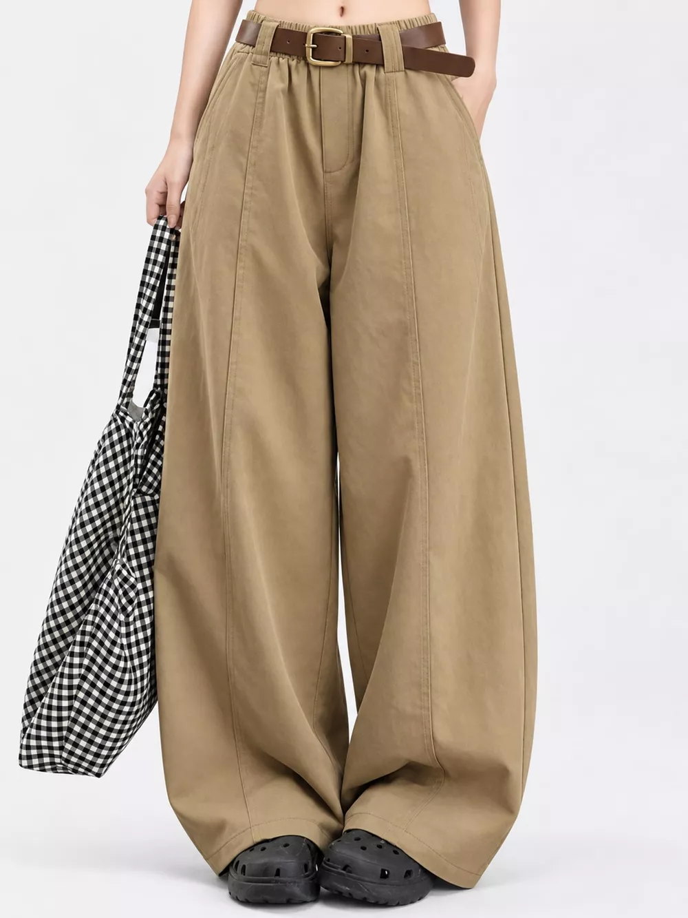 Wide-Leg Cargo Pants, image 4