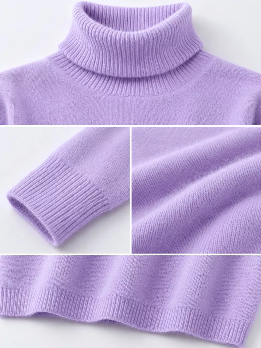 Full Size Turtleneck Long Sleeve Sweater Plus Size, image 60