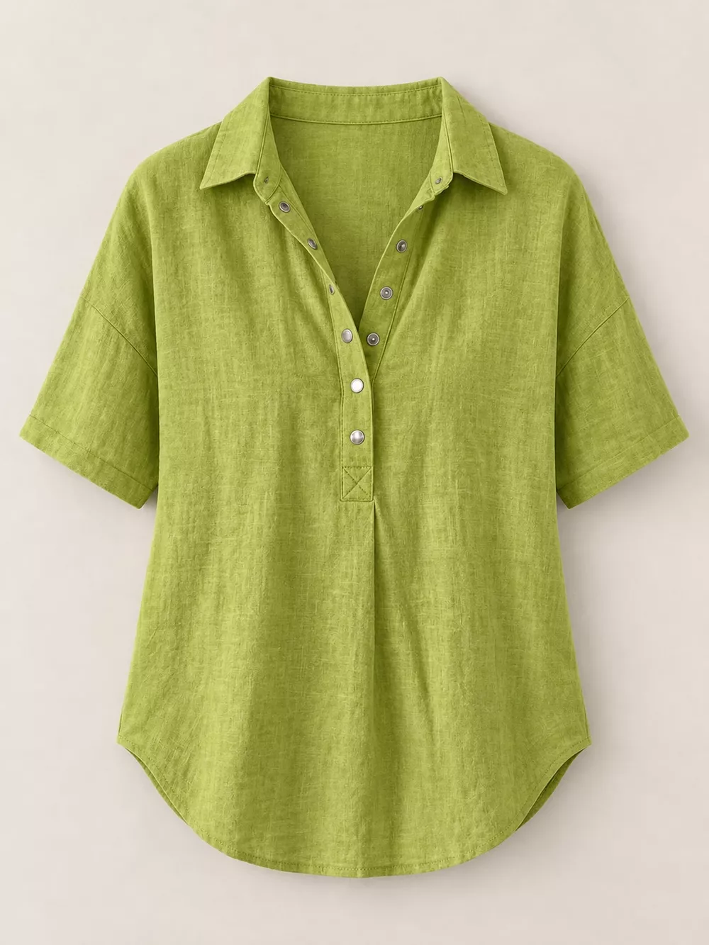 Snap Down Short Sleeve Shirt, image 8