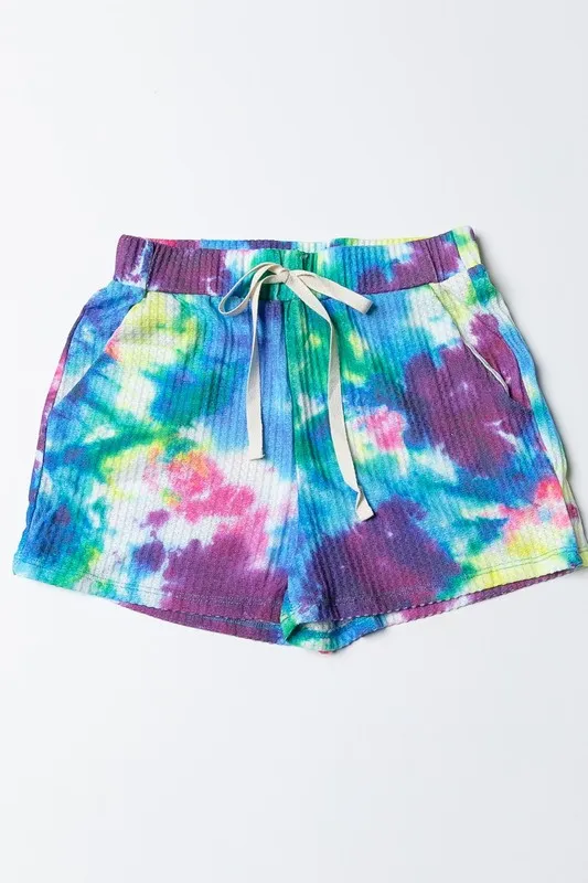 Tie Dye French Terry Casual Shorts, image 9