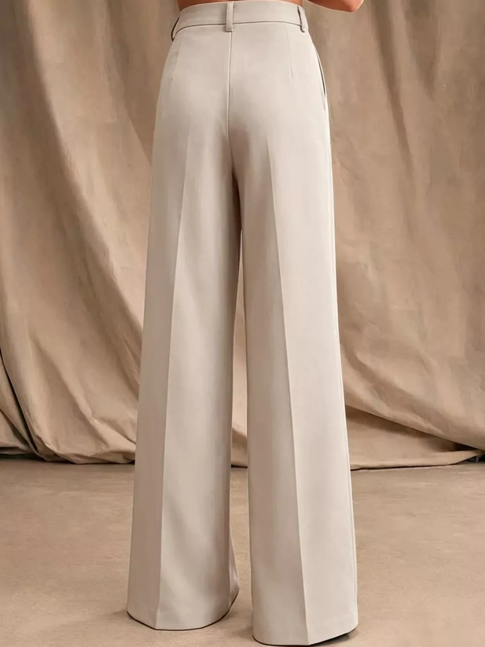 High-Waisted Pleated Wide-Leg Pants, image 15