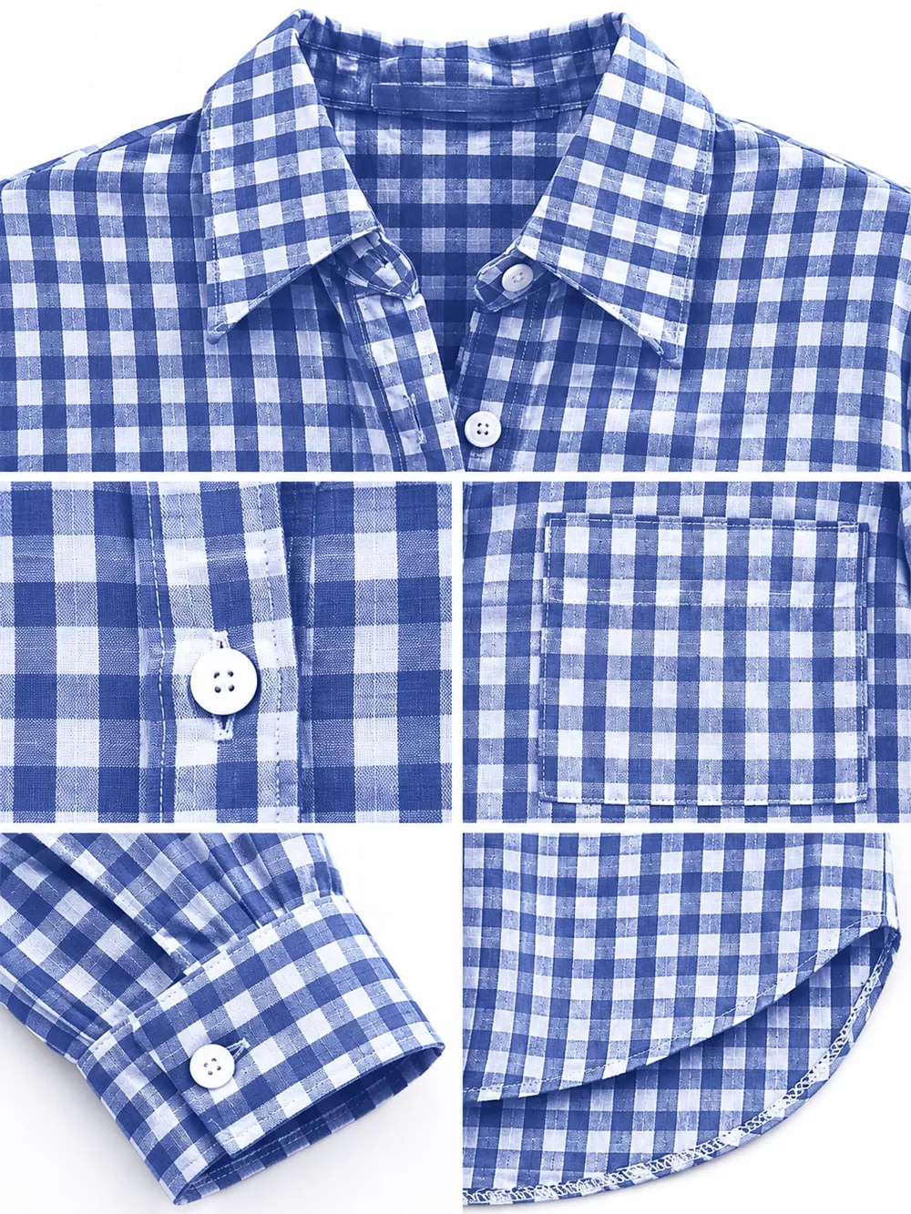 Plus Size Plaid Button-Down Long Sleeve Shirt, image 21