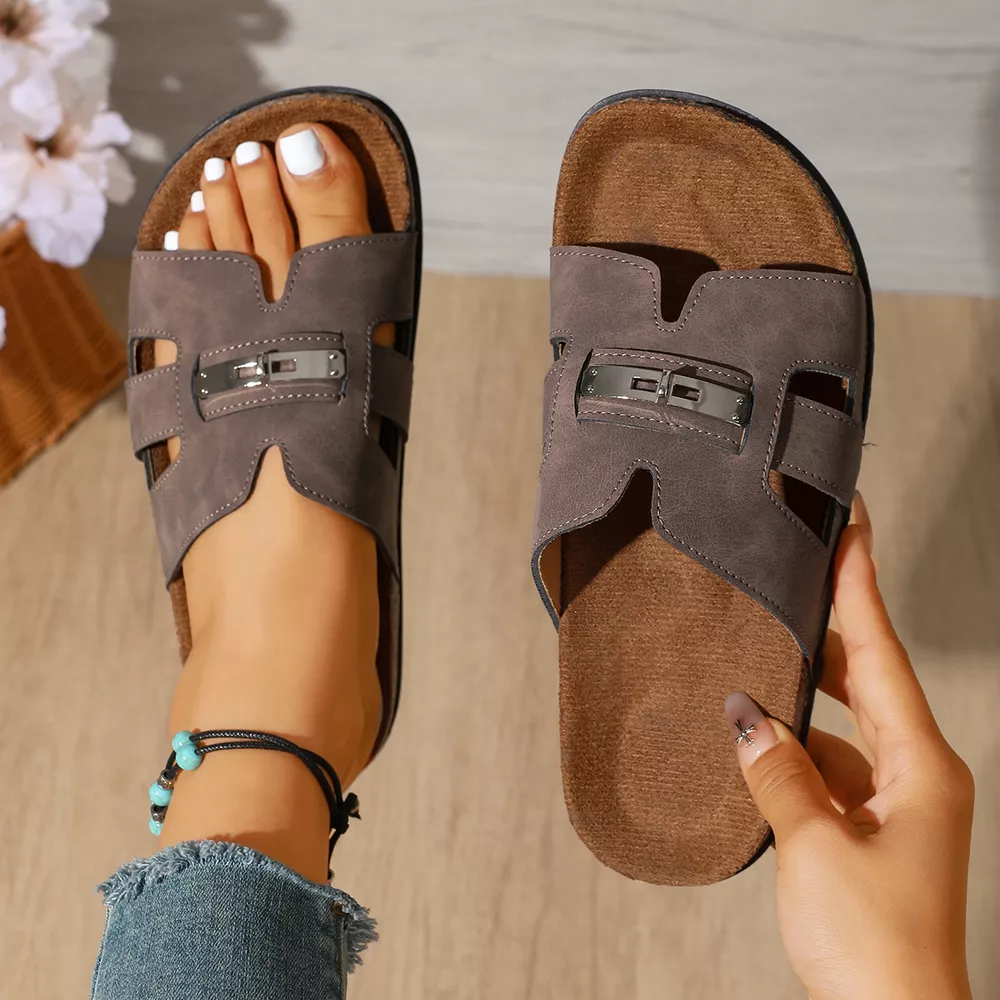 Open Toe Flats Sandals, image 7