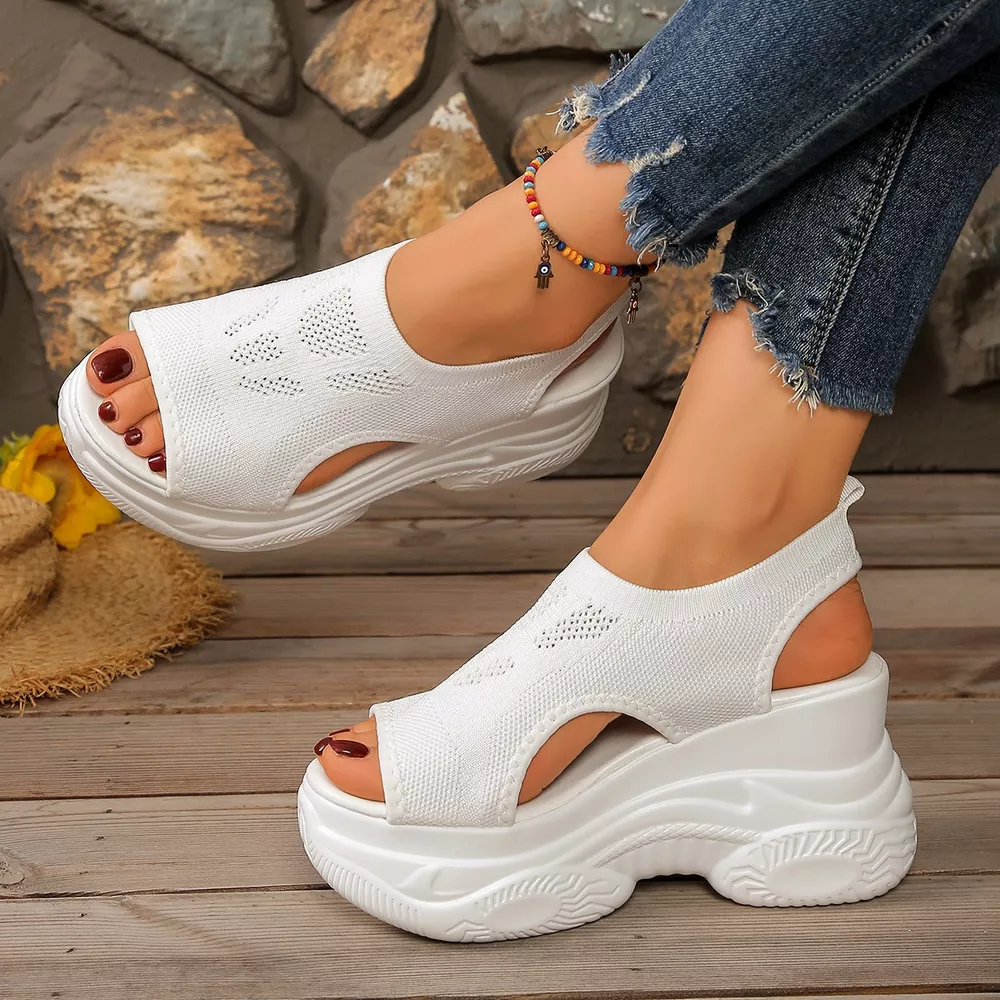 Open Toe Platform Sandals, image 6