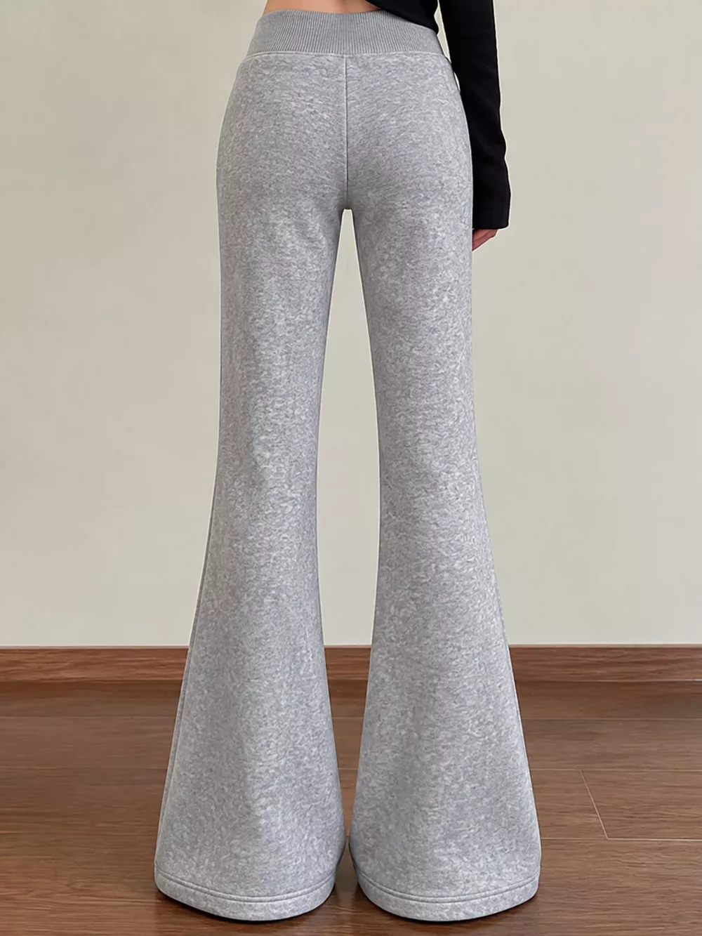 High-Waisted Wide-Leg Flare Pants, image 2