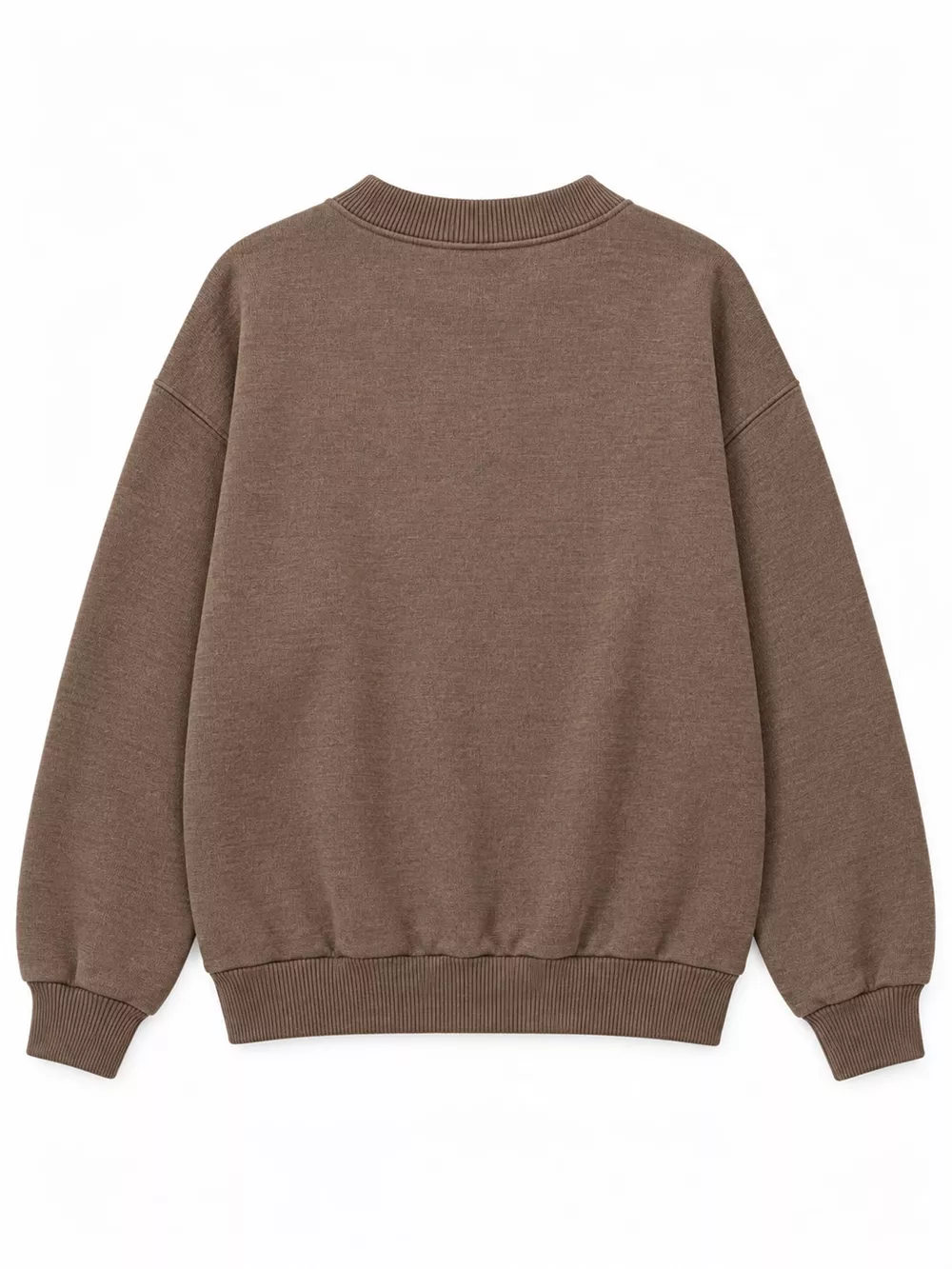 Oversized Mock Neck Long Sleeve Sweatshirt, image 47
