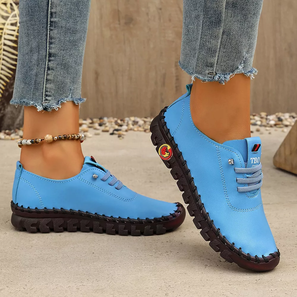 Round Toe Lace Up Sneakers, image 12