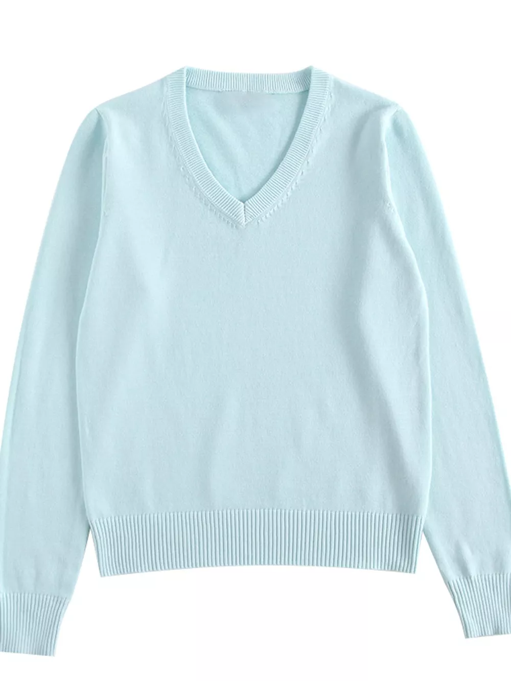 Full Size V-Neck Long Sleeve Sweater Plus Size, image 46