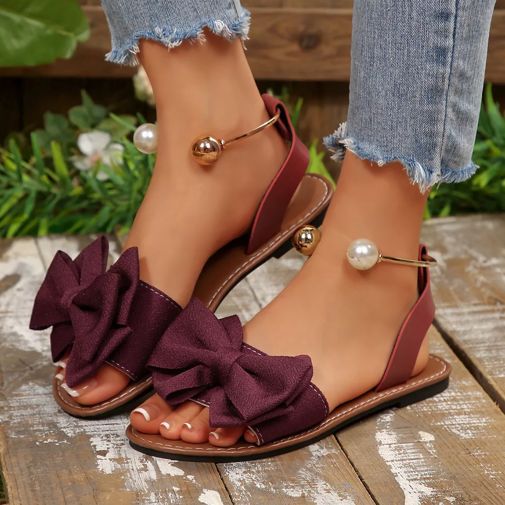 Bow Open Toe Sandals, image 11