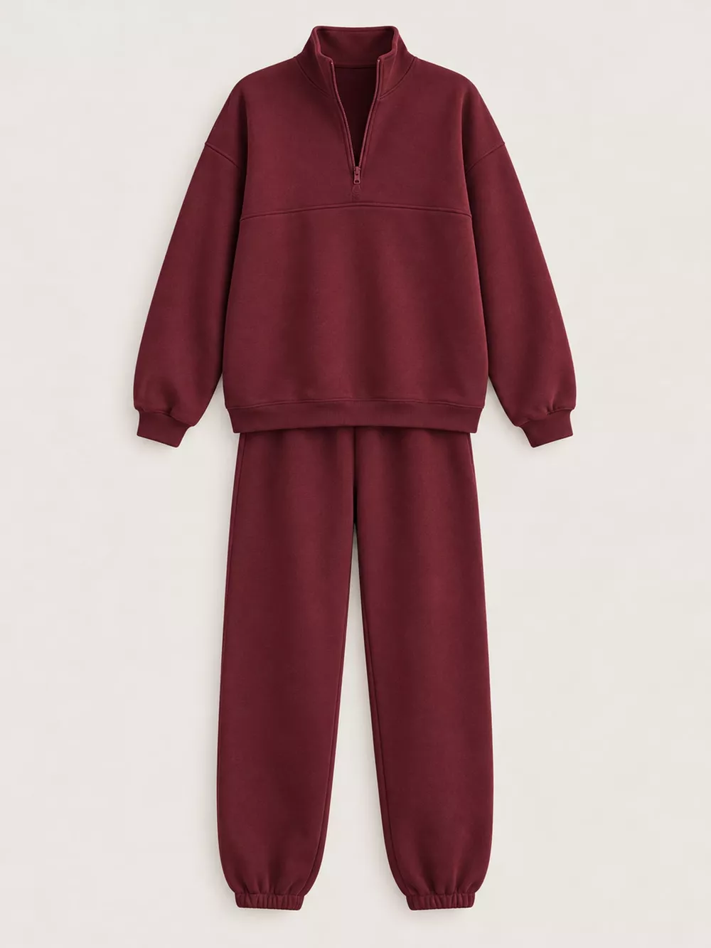 Half-Zip Sweatshirt and Joggers Set, image 30
