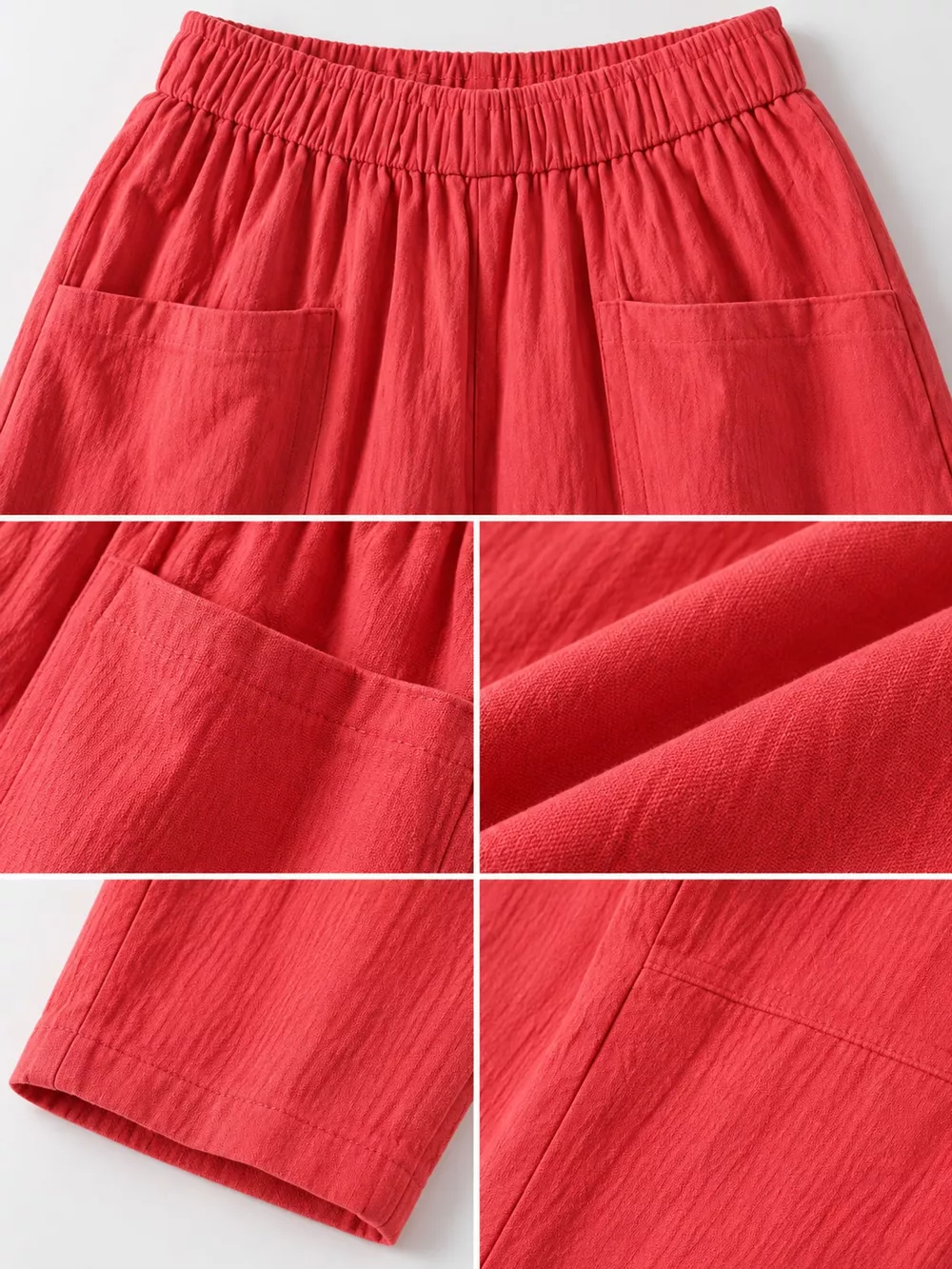 Full Size High-Waisted Elastic Loose Harem Pants Plus Size, image 6