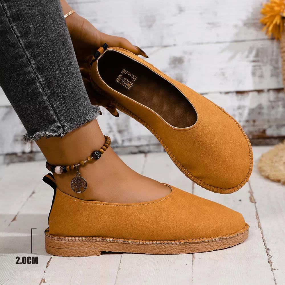 Round Toe Flats Slip-Ons, image 7