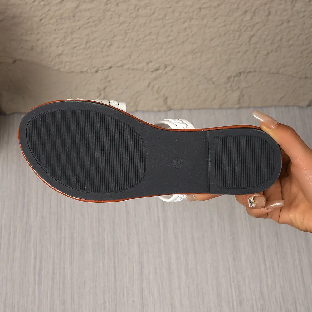 Open Toe Flats Sandals, image 13
