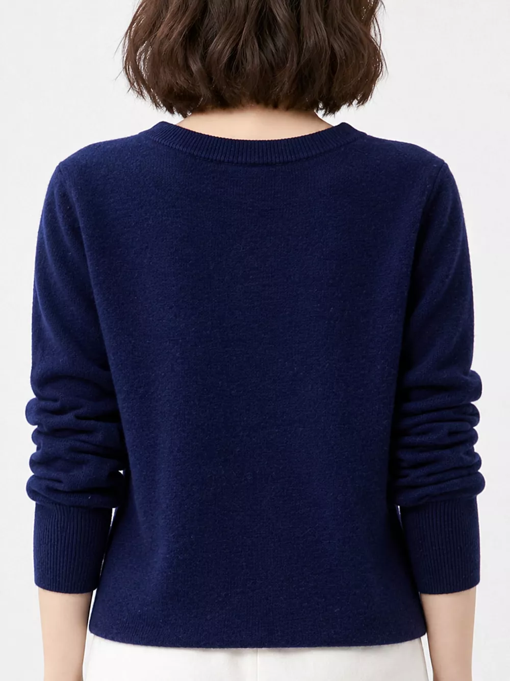 Crew Neck Button-Down Cardigan, image 80
