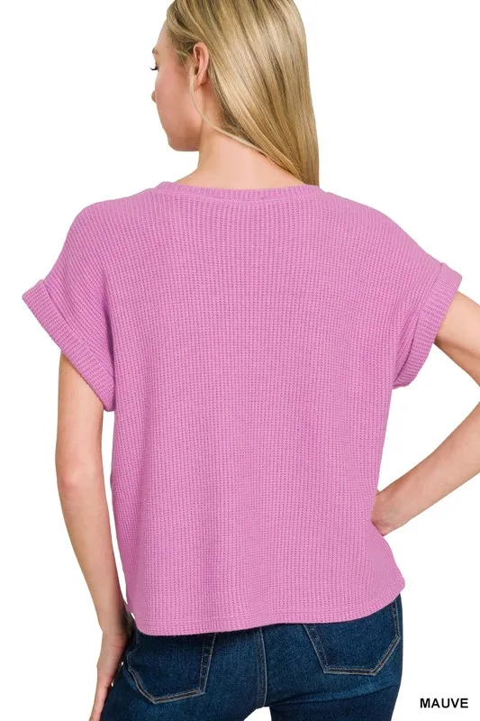 Rolled Sleeve Top and Pants Sweater Set, image 14