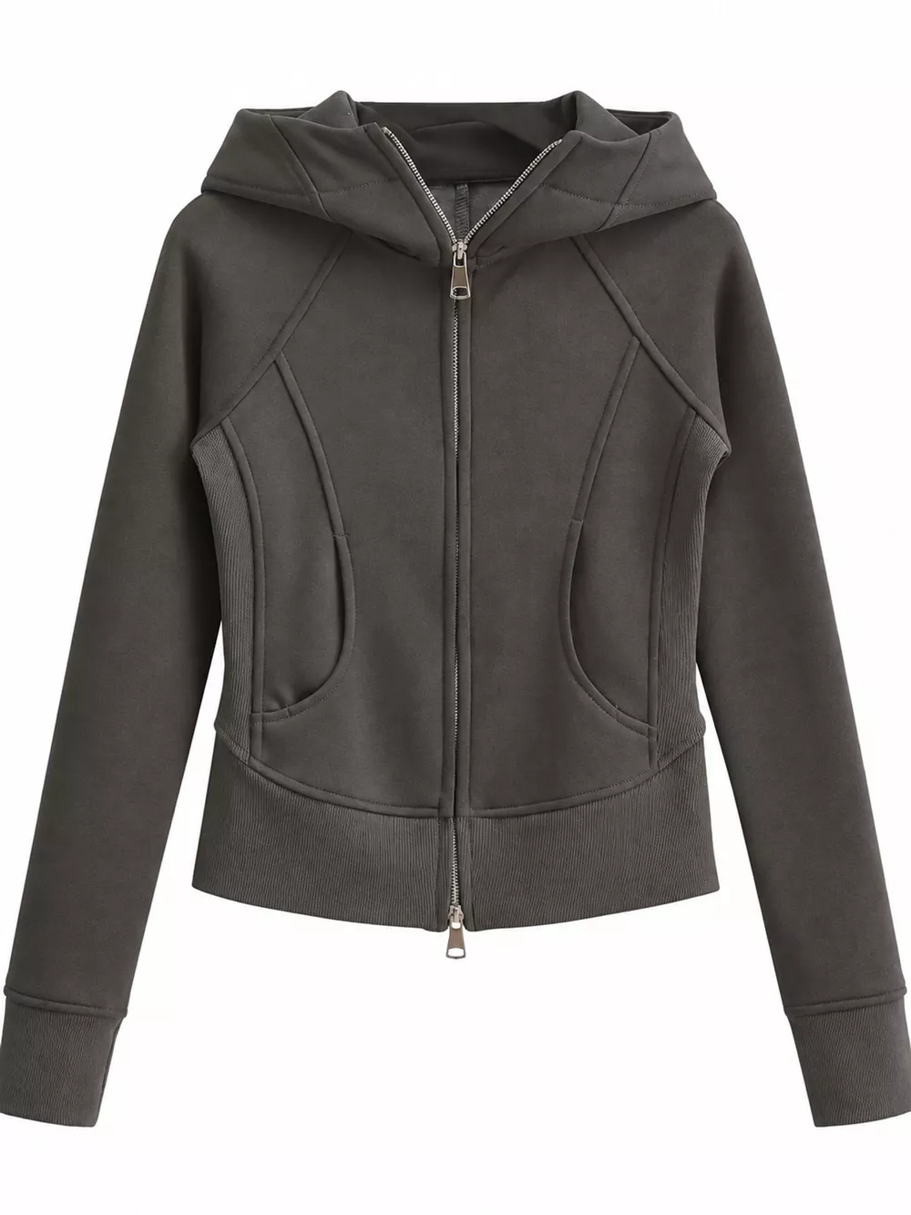 Slim-Fit Full-Zip Hoodie, image 11