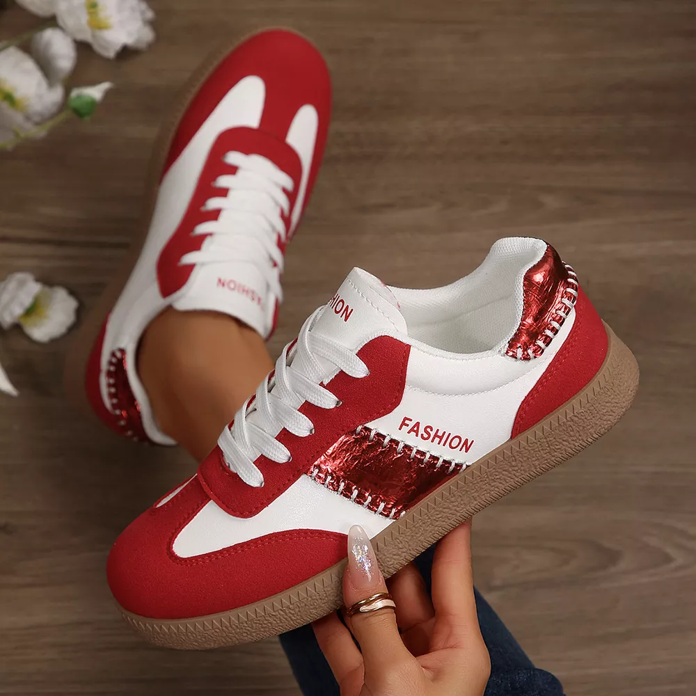 Lace-Up Flats Sneakers, image 8
