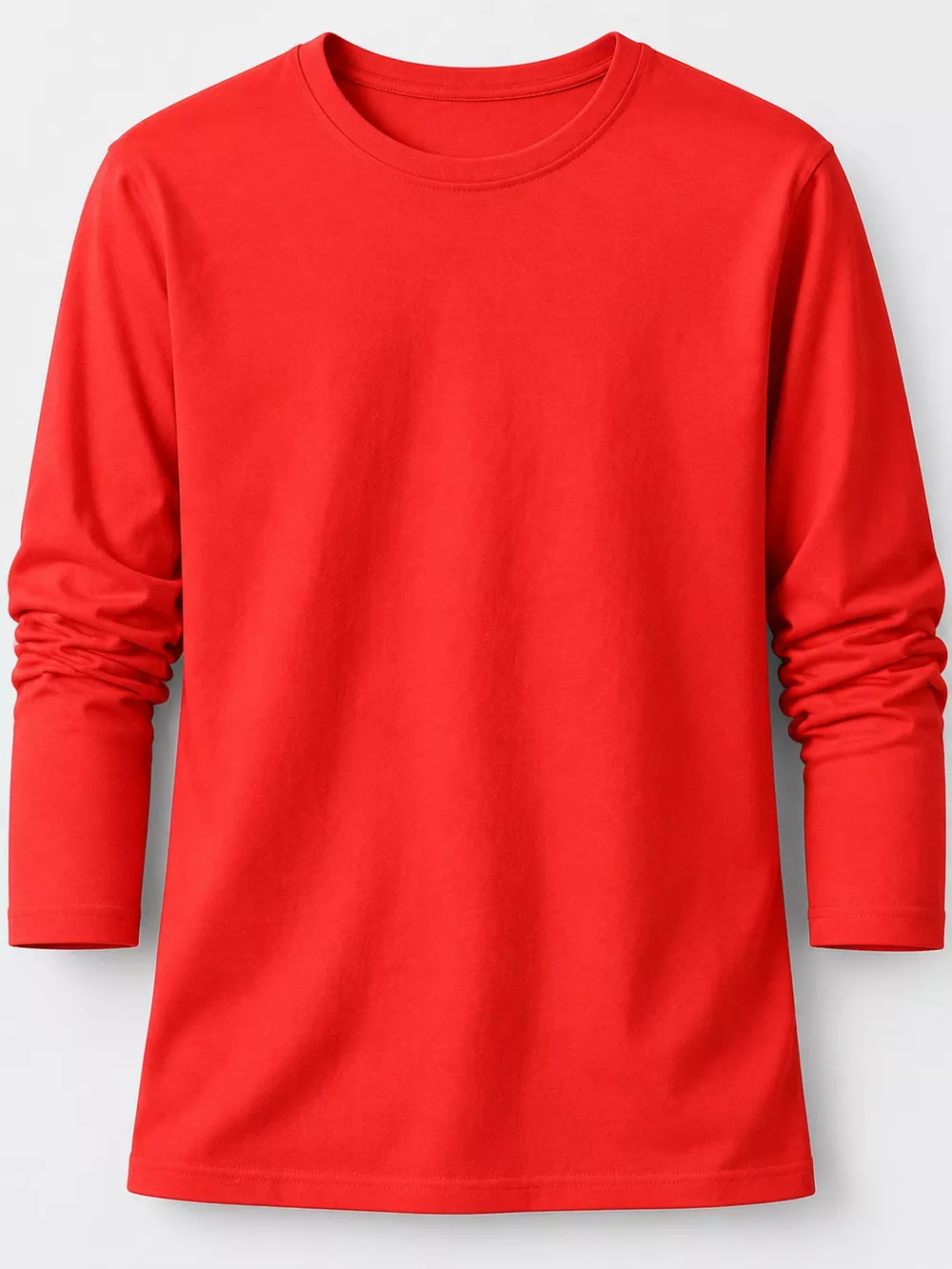 Men's Plus Size Round Neck Long Sleeve T-Shirt, image 32