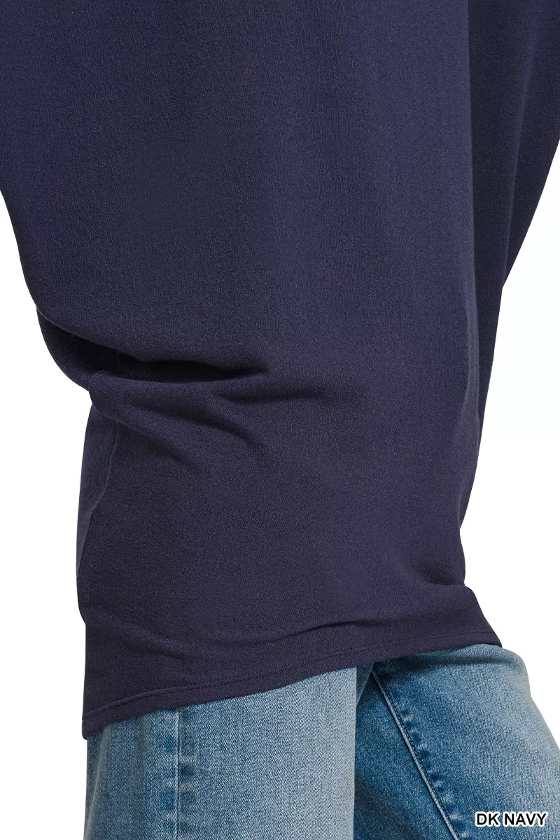 Hacci Dolman Sleeve Boat Neck Top, image 4