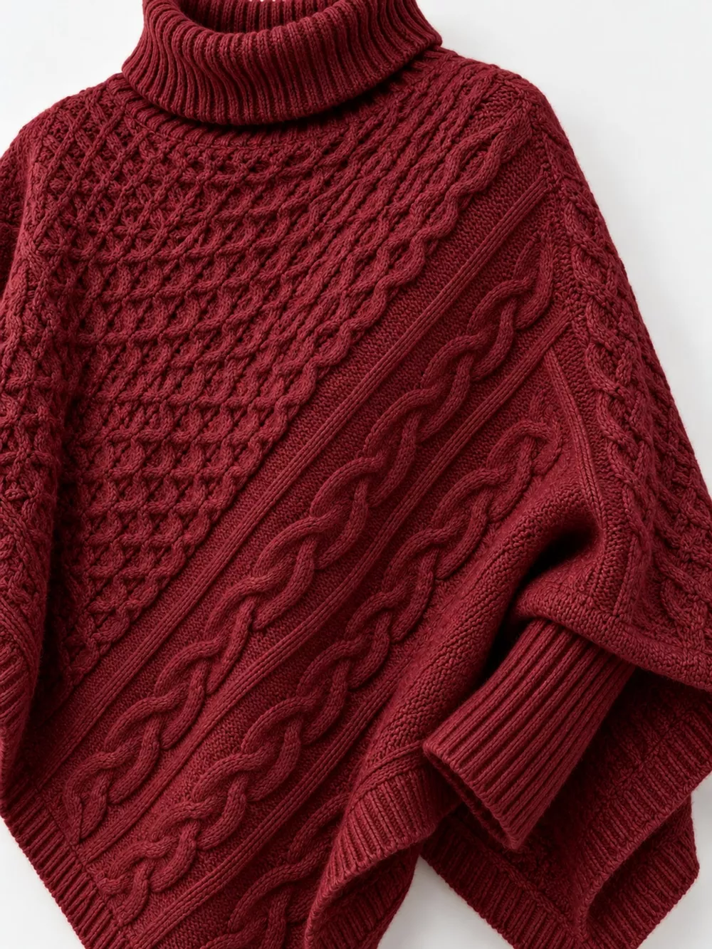 Turtleneck Cable-Knit Sweater, image 23