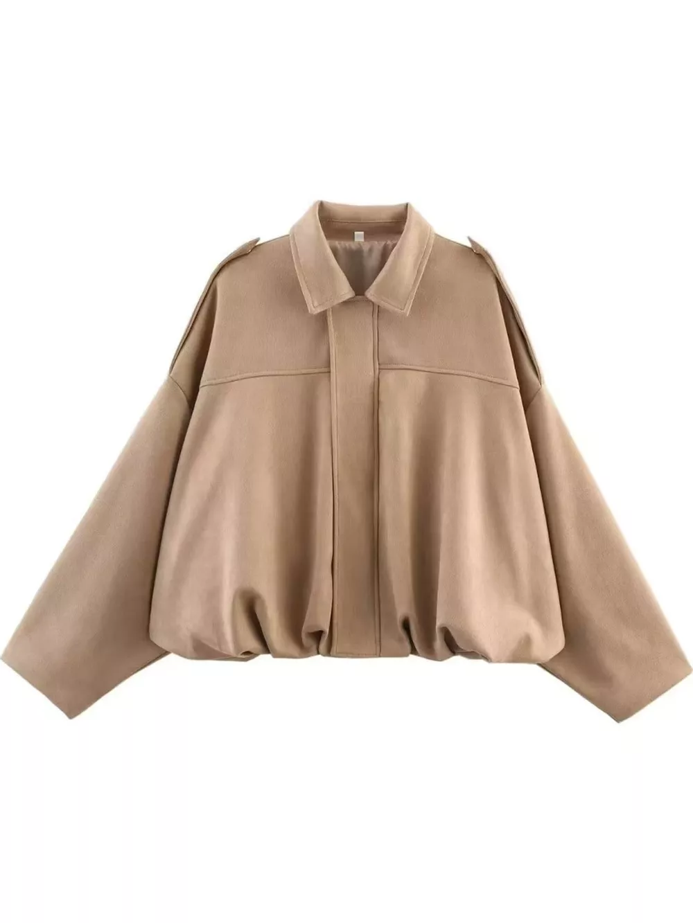Zip Up Dropped Shoulder Jacket, image 34