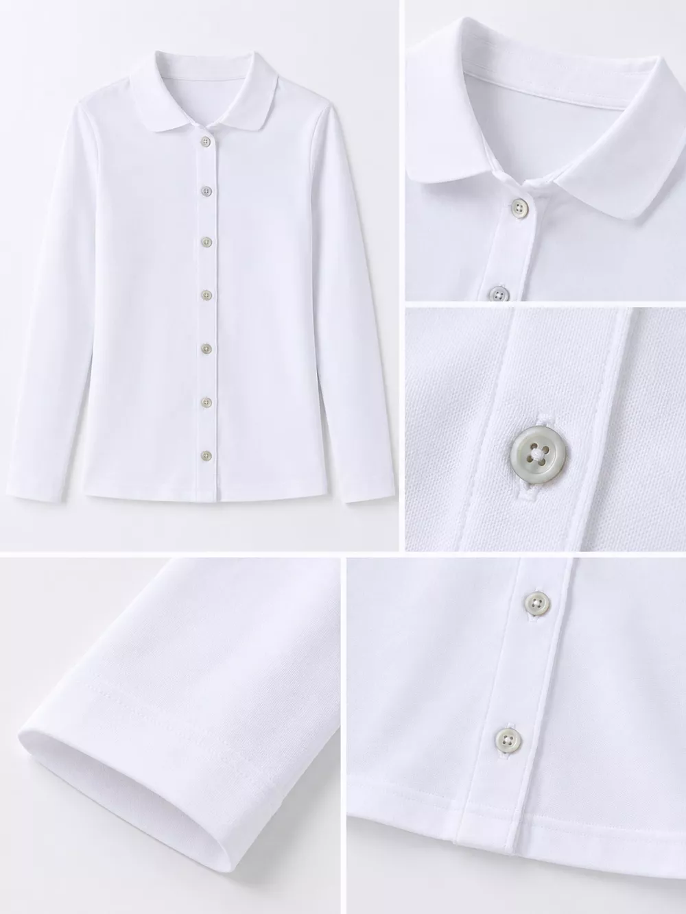 Full Size Button-Down Long Sleeve Shirt Plus Size, image 8