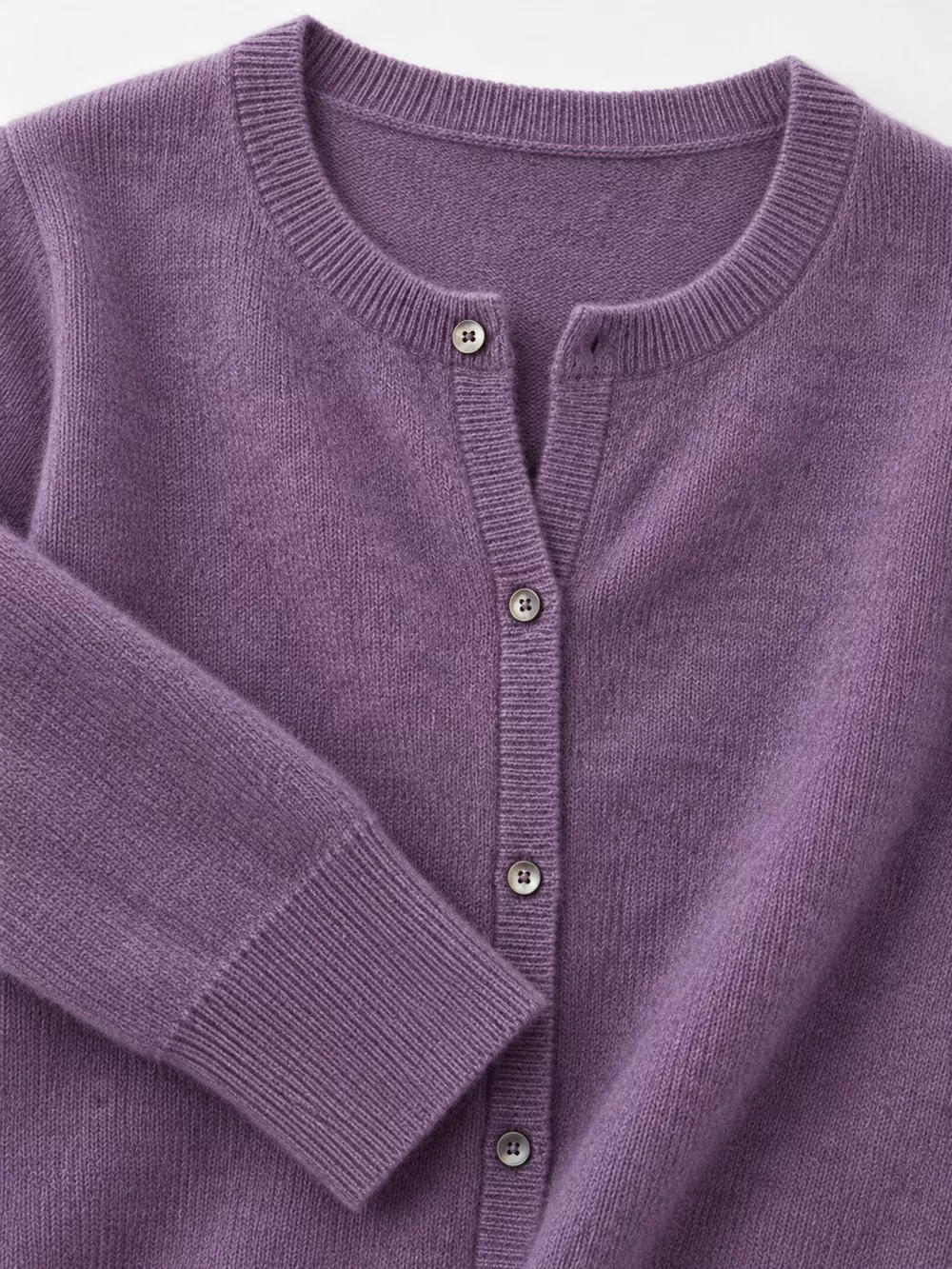 Crew Neck Button-Down Knit Cardigan, image 44