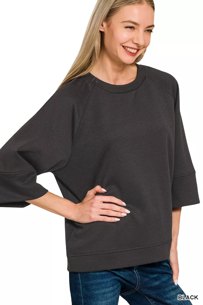 Scuba 3/4 Sleeve Pullover, image 3