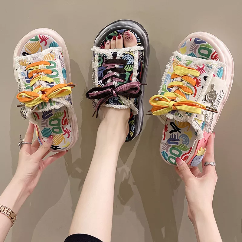 Open Toe Lace Up Sandals, image 2