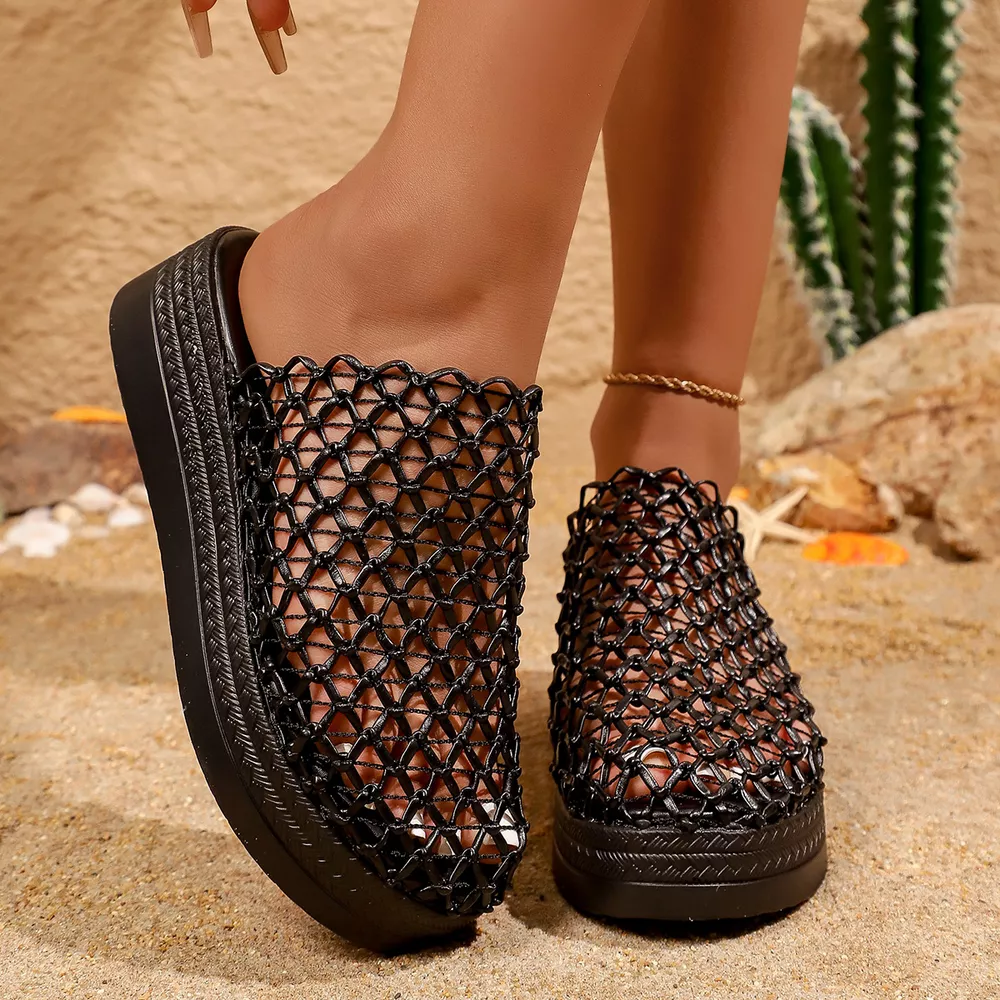 Round Toe Platform Sandals, image 3