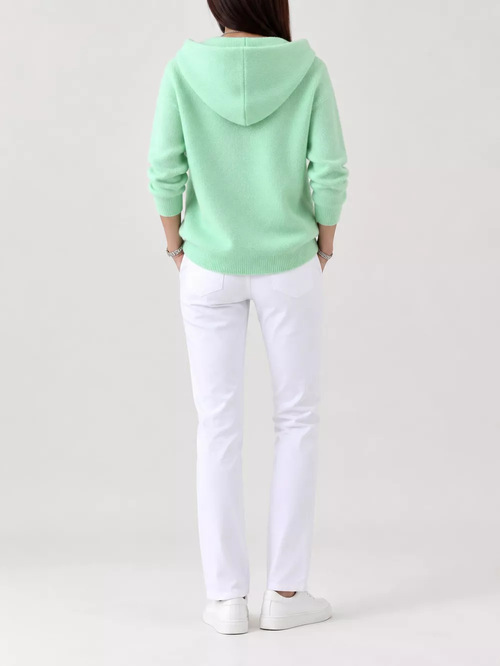 Full Size Hooded Button-Down Knit Cardigan Plus Size, image 3