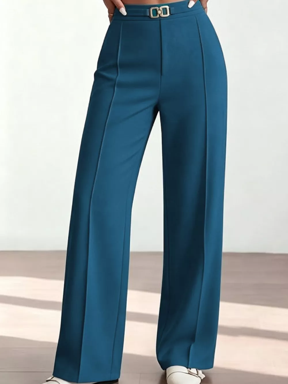 High-Waisted Wide-Leg Pants, image 2