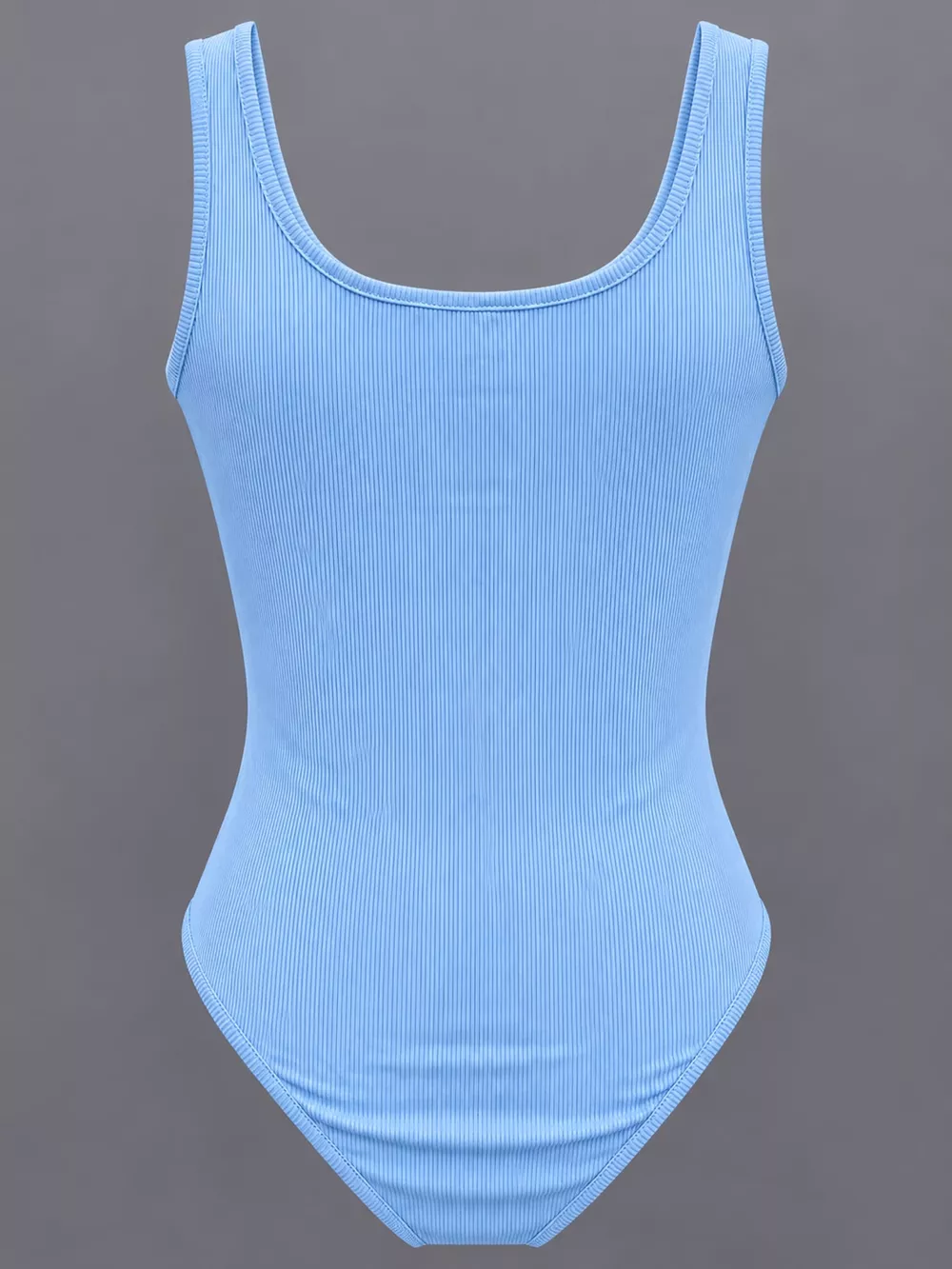 Full Size Ribbed Knit Sleeveless Scoop Neck Bodysuit Plus Size, image 34
