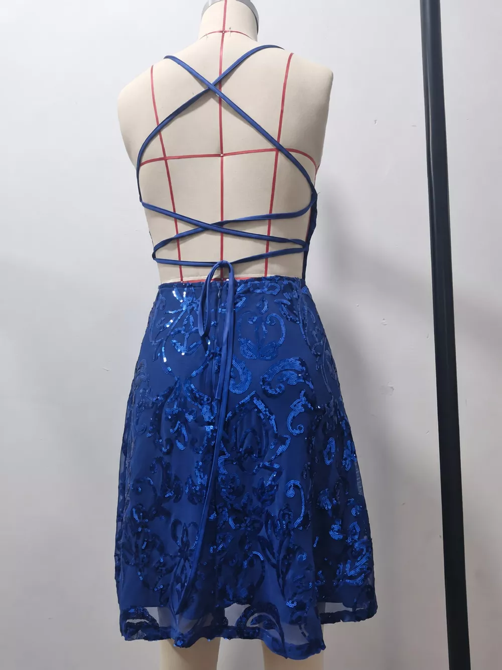 Sequin Square Neck Mini Dress, image 19