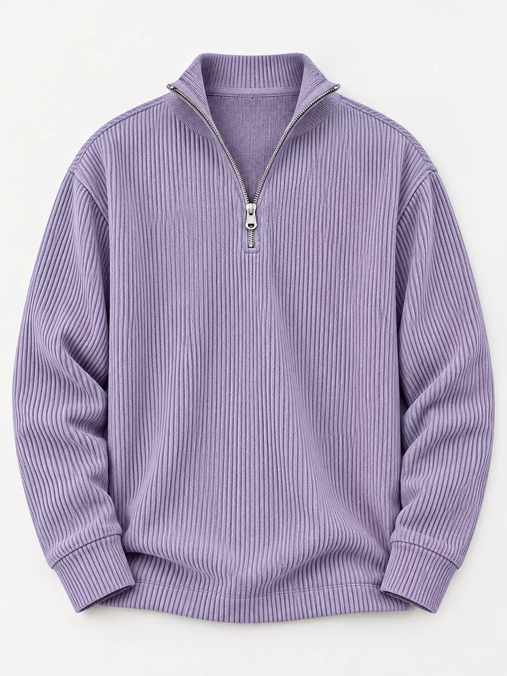 Men's Full Size Quarter-Zip Long Sleeve Sweatshirt Plus Size, image 35