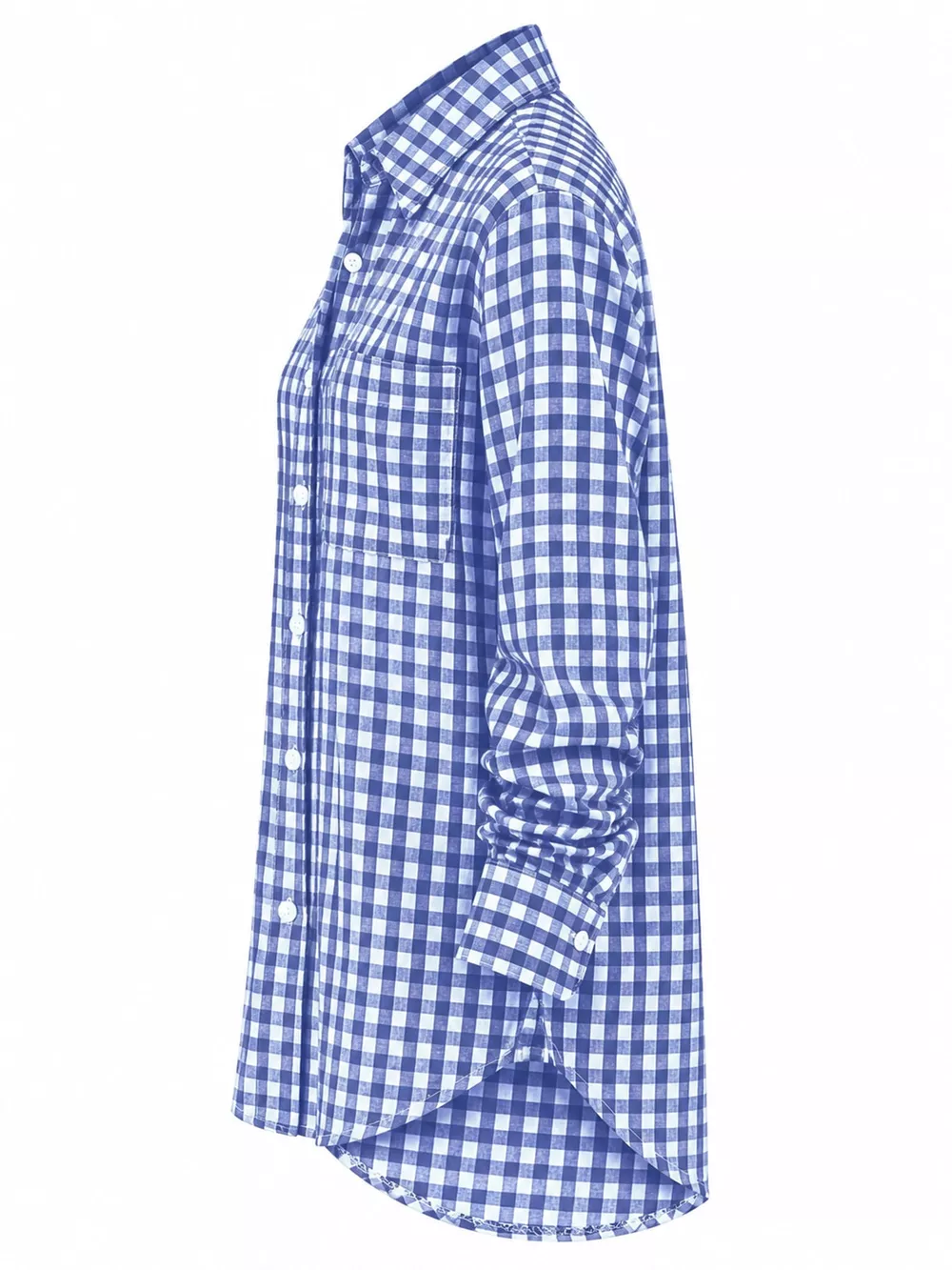 Plus Size Plaid Button-Down Long Sleeve Shirt, image 18